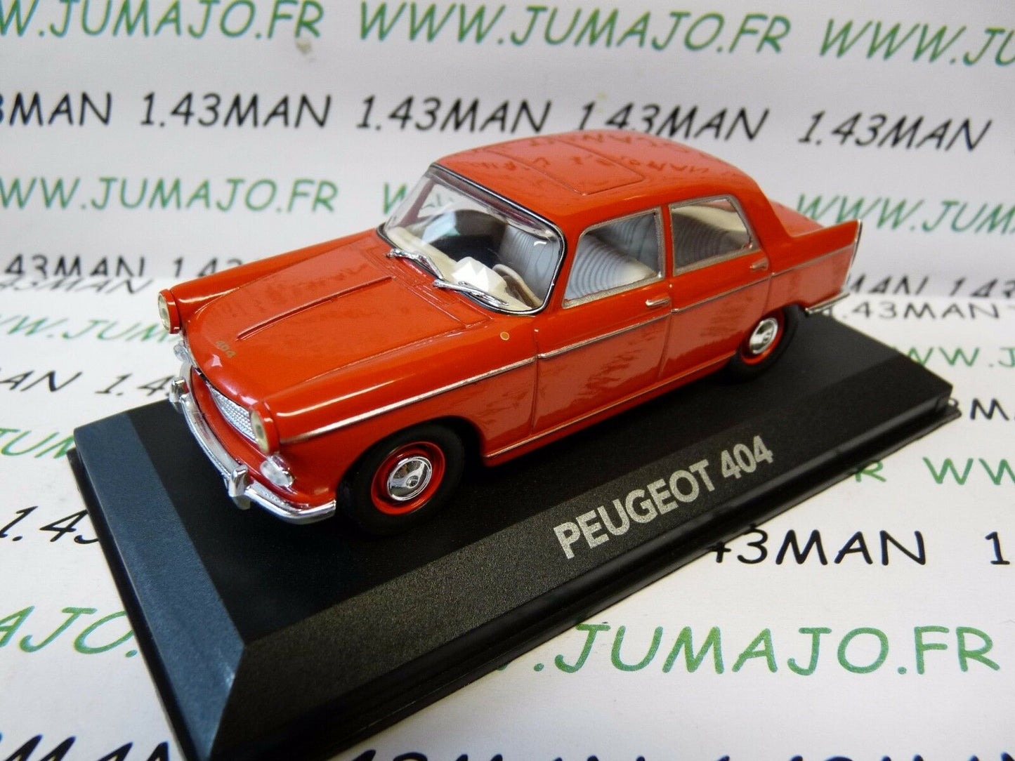 VMP12 voiture 1/43 NOREV atlas voiture de mon père : PEUGEOT 404 rouge