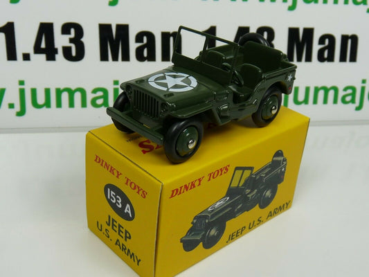 DT265 voiture 1/43 réédition DINKY TOYS DeAgostini : JEEP US ARMY 153A