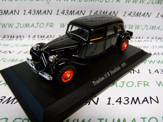 TRA29 voiture 1/43 atlas traction NOREV :  traction 11B Familiale 1938