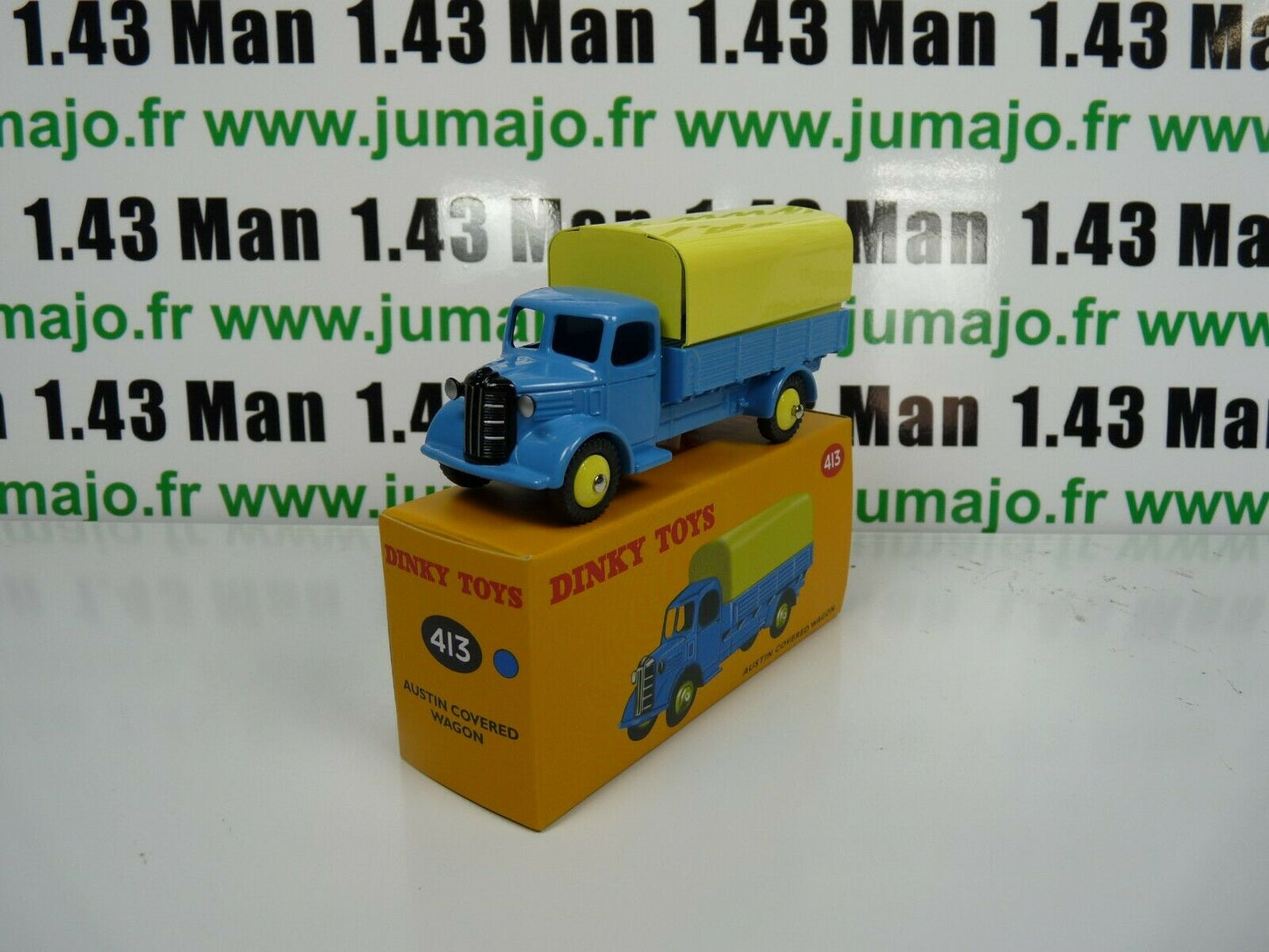DT55 Voiture réédition DINKY TOYS atlas : 413 Austin Covered Wagon UK