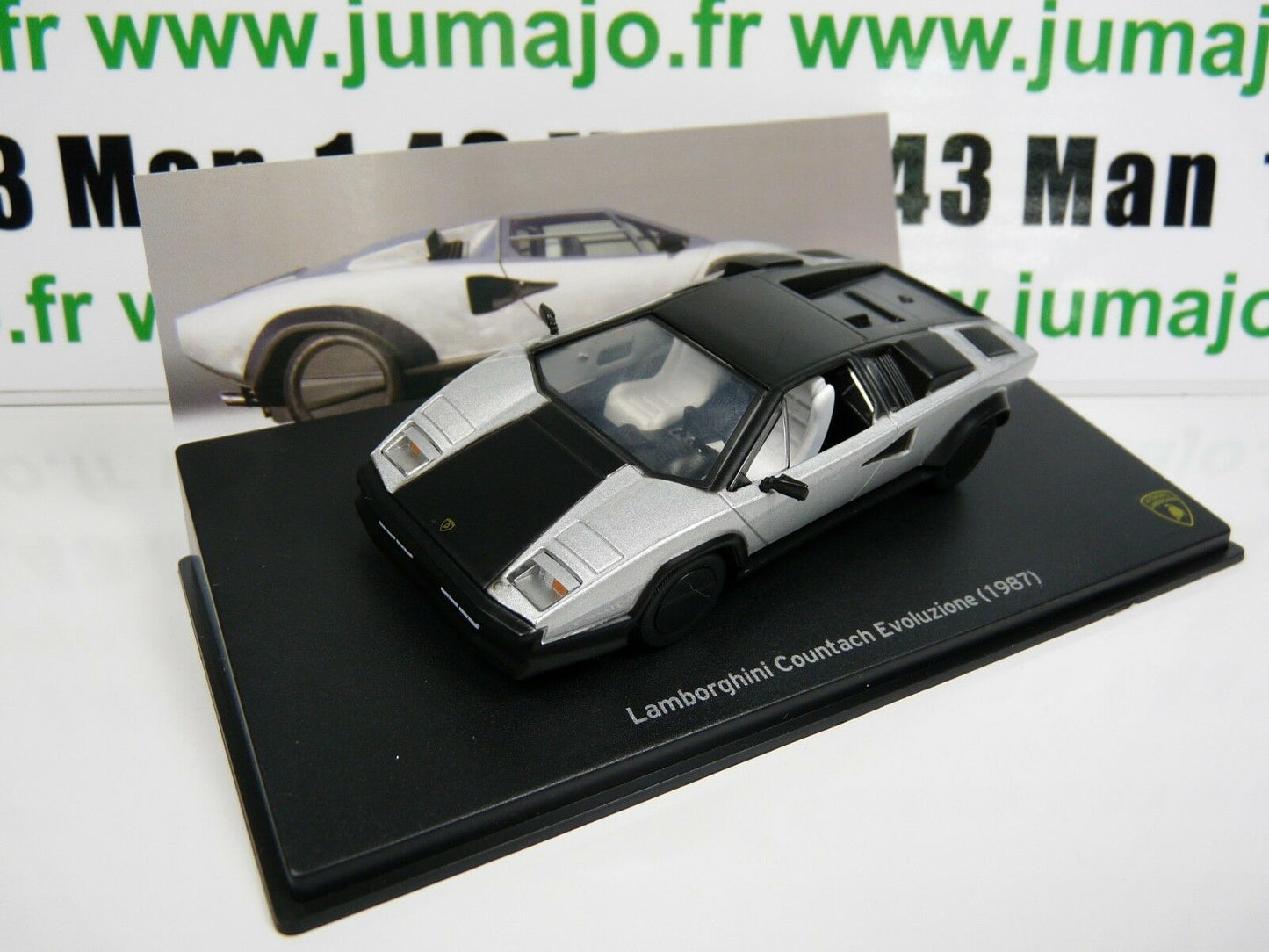 LB59 voiture 1/43 IXO LAMBORGHINI : COUNTACH evoluzione 1987