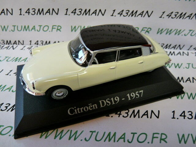 RBA22 voiture 1/43 RBA Italie IXO : CITROËN DS 19 1957 bicolore
