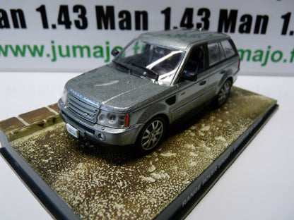 JB79 voiture 1/43 IXO 007 JAMES BOND RANGE ROVER SPORT gris quantum of solace