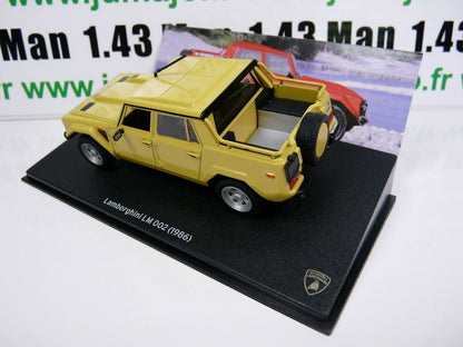 LB23 voiture 1/43 IXO LAMBORGHINI : LM 002 1986 4X4