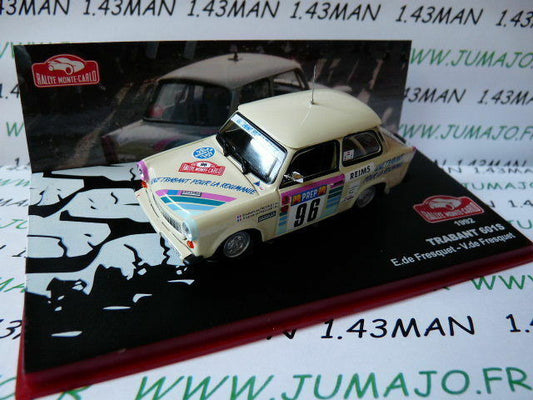 RMC125 voiture 1/43 IXO altaya Rallye Monte Carlo TRABANT 601S De Fresquet 1992