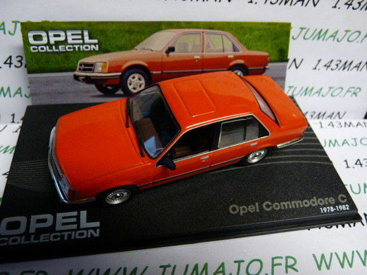 OPE54 voiture 1/43 IXO eagle moss OPEL collection : commodore C 1978/1982