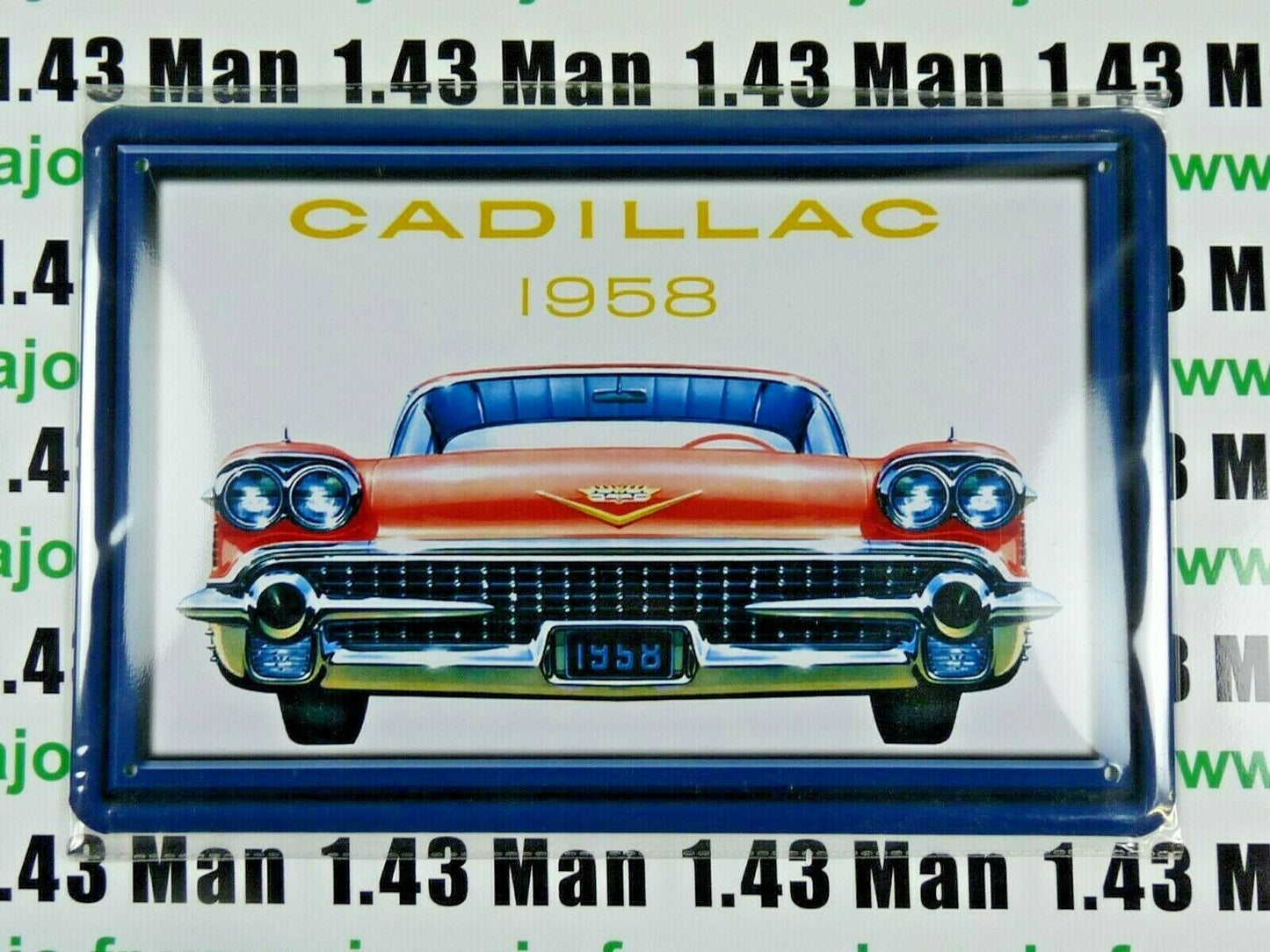 PA31 PLAQUES TOLEE 20 X 30 cm : CADILLAC 1958