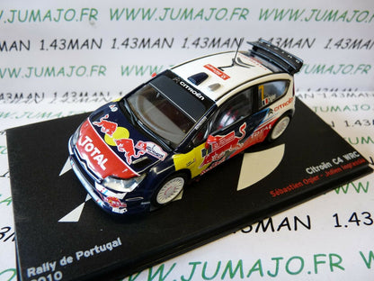 RIT voiture 1/43 IXO Altaya Rallye BELG : CITROEN C4 WRC Ogier Portugal 2010