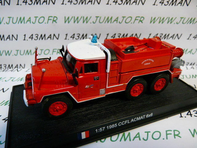 PDP8 voiture 1/57 DEL PRADO Pompiers du Monde : CCFL Acmat 6X6 1985 Cernay