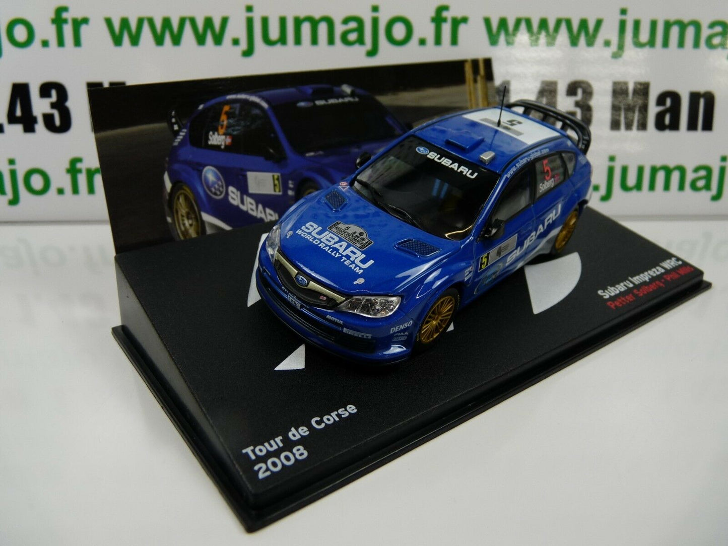 RLY5  1/43 IXO Altaya Rallye SUBARU Impreza WRC Tour De Corse 2008 P SOLBERG