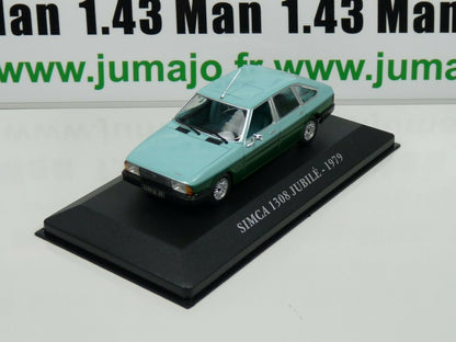 FA80 Voiture 1/43 IXO altaya Voitures d'autrefois : SIMCA 1308 Jubilé 1979