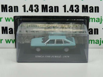 FA80 Voiture 1/43 IXO altaya Voitures d'autrefois : SIMCA 1308 Jubilé 1979