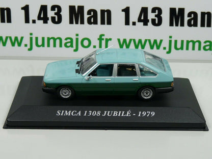 FA80 Voiture 1/43 IXO altaya Voitures d'autrefois : SIMCA 1308 Jubilé 1979