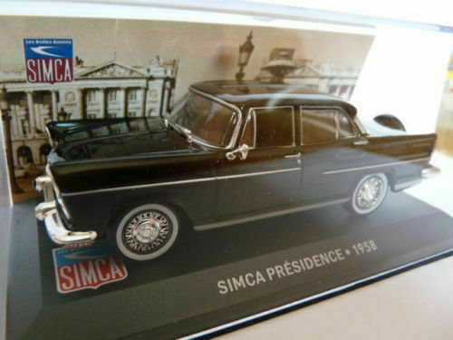 SIM20 Voiture 1/43 IXO altaya SIMCA : présidence noire 1958