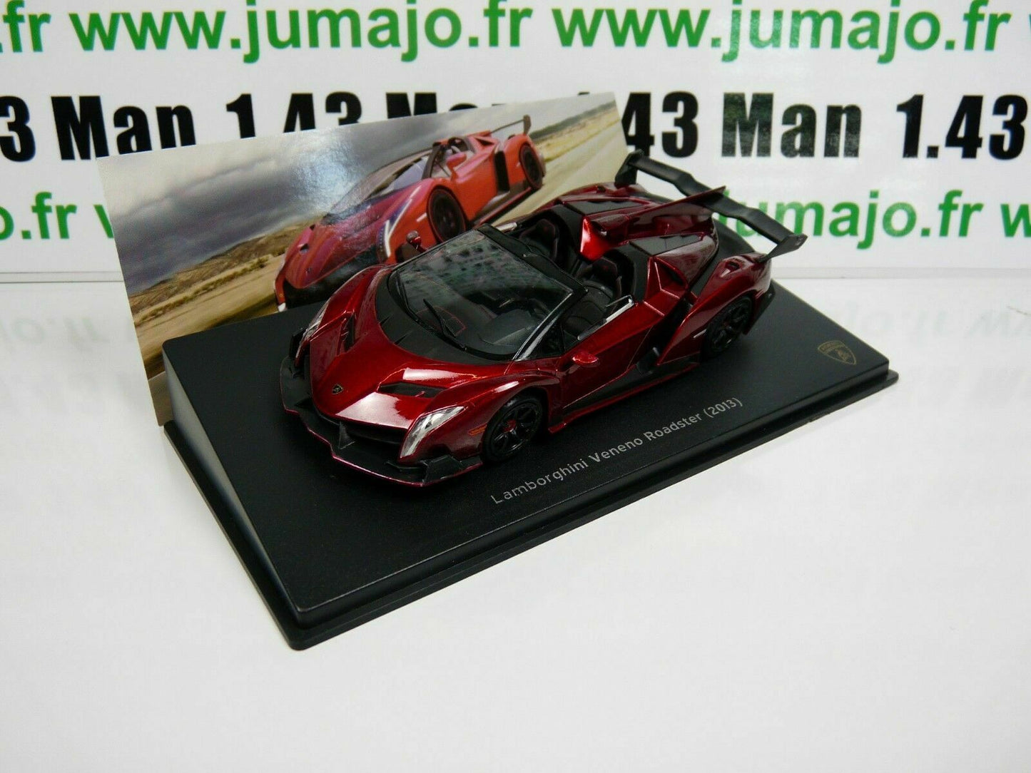 LB63 voiture 1/43 IXO LAMBORGHINI : VENENO Roadster 2013