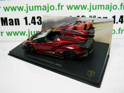 LB63 voiture 1/43 IXO LAMBORGHINI : VENENO Roadster 2013