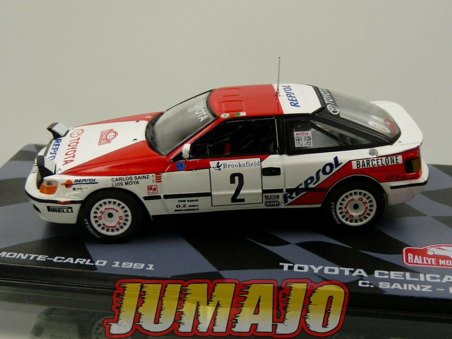 RMIT43 1/43 IXO Rallye Monte Carlo 1991 : TOYOTA Celica GT-4 C.Sainz #2