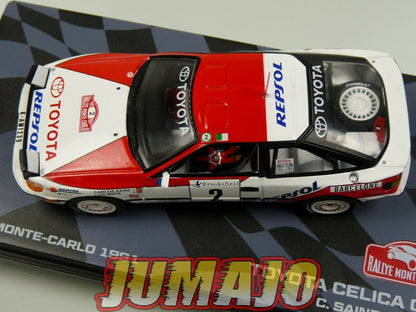 RMIT43 1/43 IXO Rallye Monte Carlo 1991 : TOYOTA Celica GT-4 C.Sainz #2