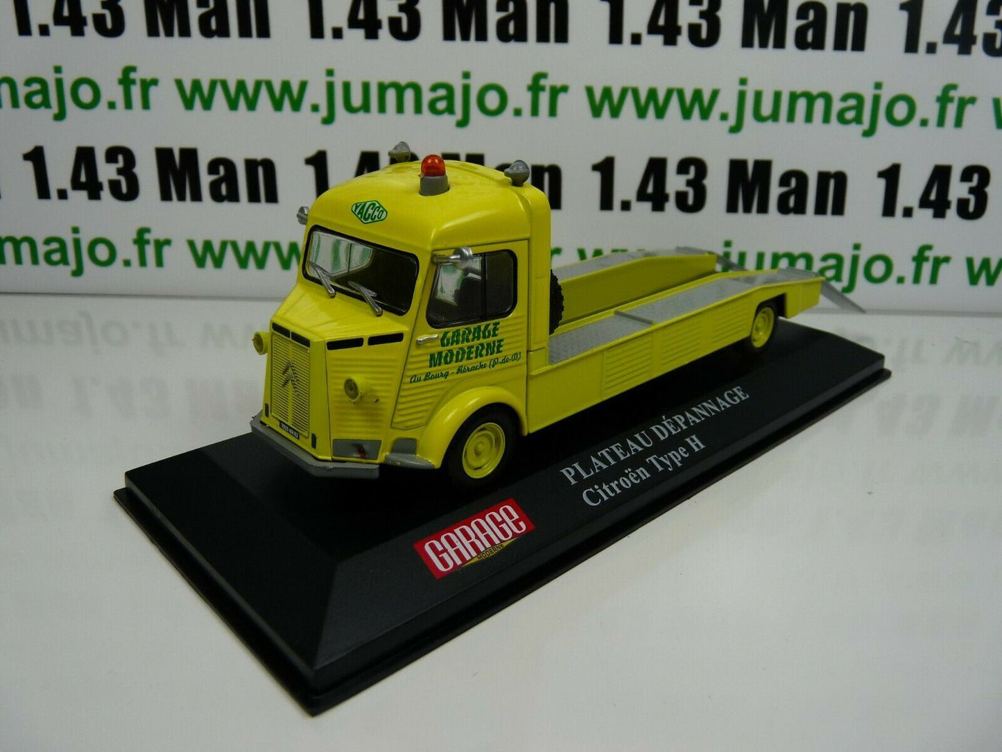 GM4 Camion 1/43 IXO HACHETTE Garage moderne : CITROEN Type H Plateau dépannage