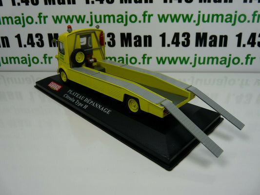GM4 Camion 1/43 IXO HACHETTE Garage moderne : CITROEN Type H Plateau dépannage