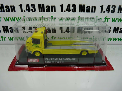 GM4 Camion 1/43 IXO HACHETTE Garage moderne : CITROEN Type H Plateau dépannage