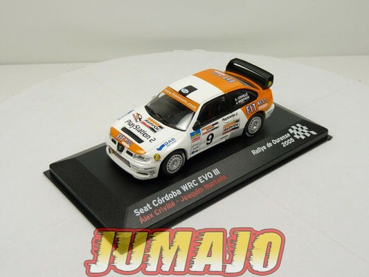 RES21 voiture 1/43 IXO altaya SEAT de Rallye : SEAT Cordoba WRC EVO III 2005