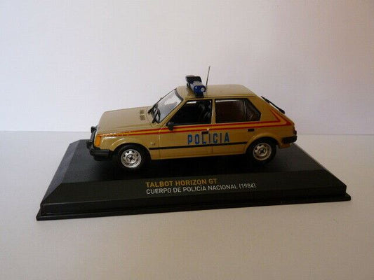 POS2 POLICE 1/43 altaya IXO TALBOT Horizon GT guarde civile, guardia civil 1984