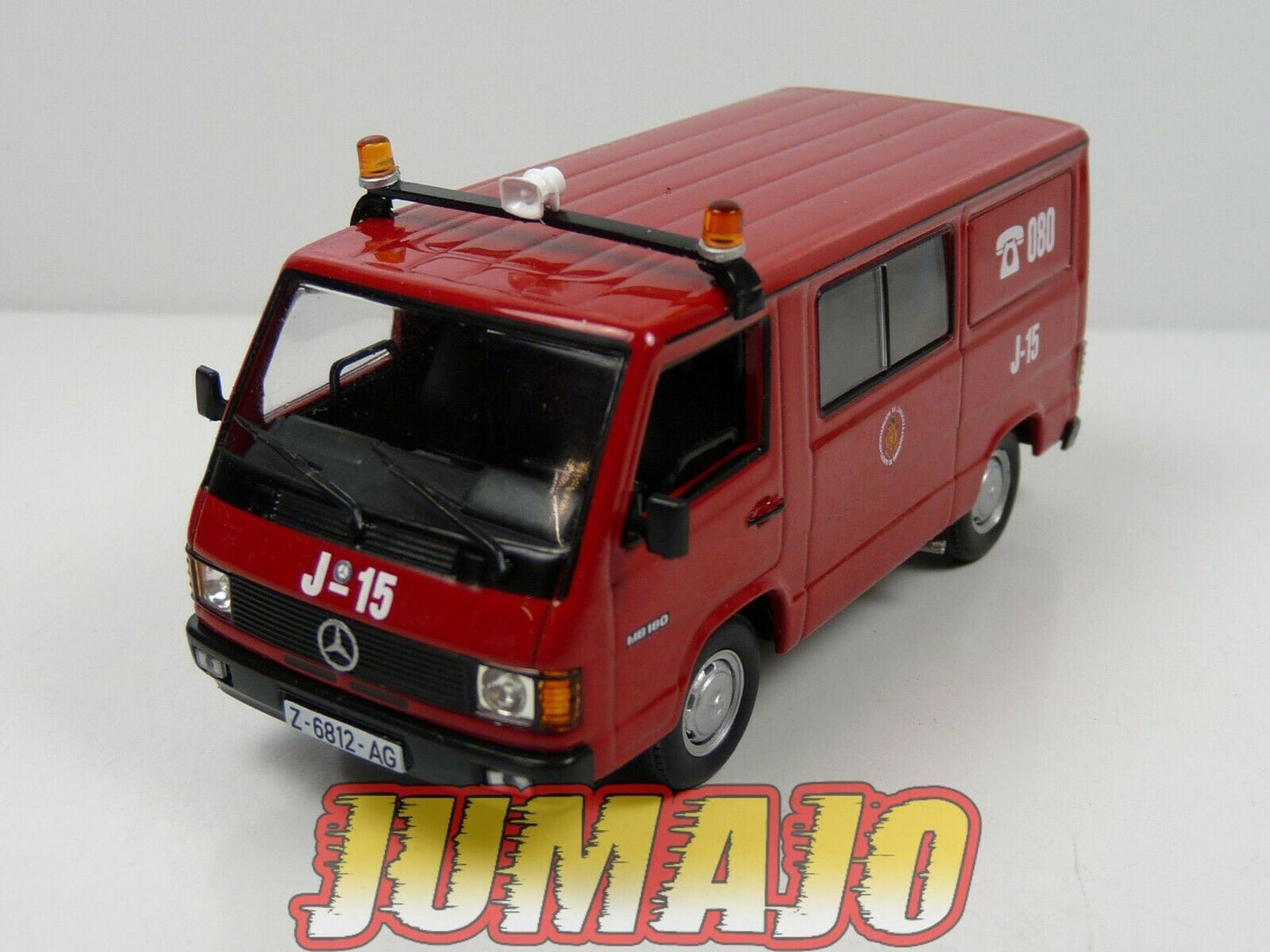 CP45 POMPIER 1/43 IXO salvat cadeau MERCEDES MB180 080 Zaragoza