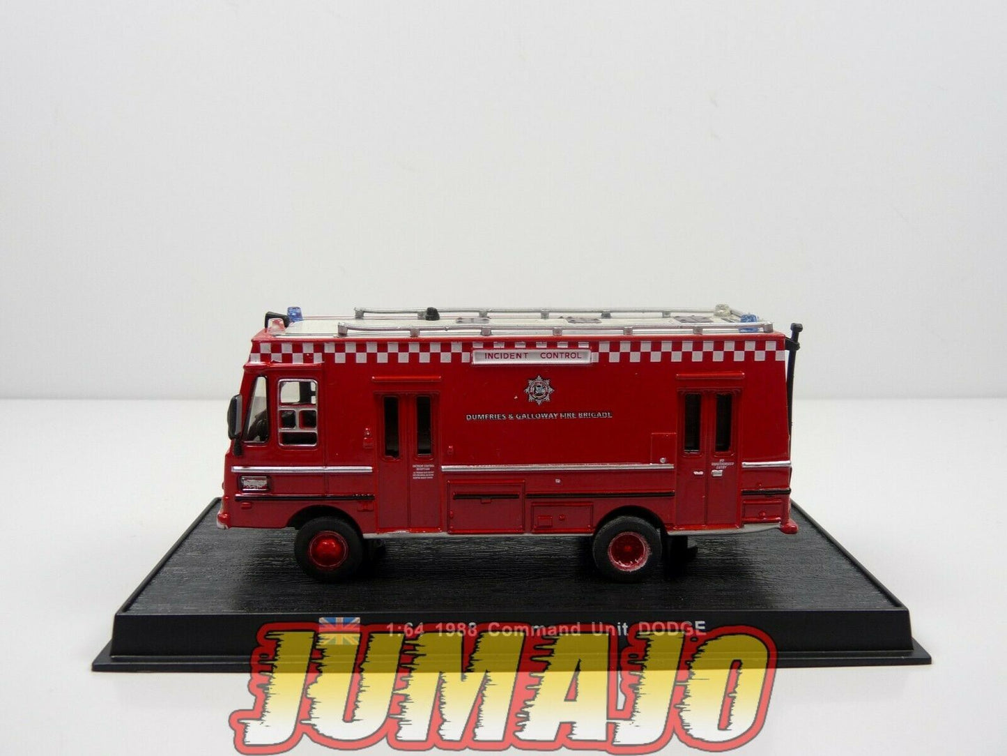 PDP66 voiture 1/64 DEL PRADO Pompiers Command Unit DODGE 1988 Blister abimé