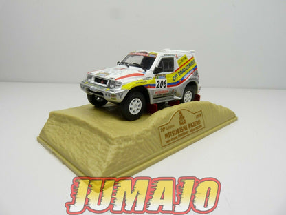 DKR8 1/43 Norev M6 Paris/Dakar : MITSUBISHI PAJERO F.Picard WINNER 1998 #206