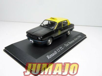 SER17 1/43 SALVAT Vehiculos Servicios : RENAULT 12 TL - Taxi Buenos Aires 1994