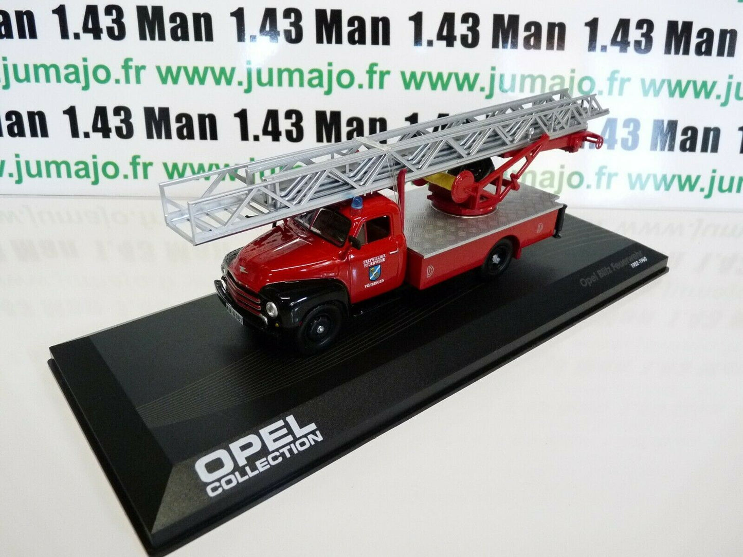 OPE803 Voiture 1/43 IXO Eaglemoss OPEL Collection : Blitz Feuerwehr Pompier 1952