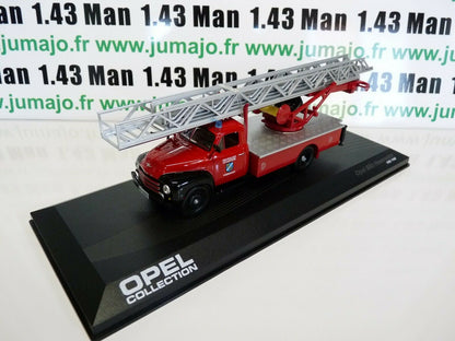 OPE803 Voiture 1/43 IXO Eaglemoss OPEL Collection : Blitz Feuerwehr Pompier 1952