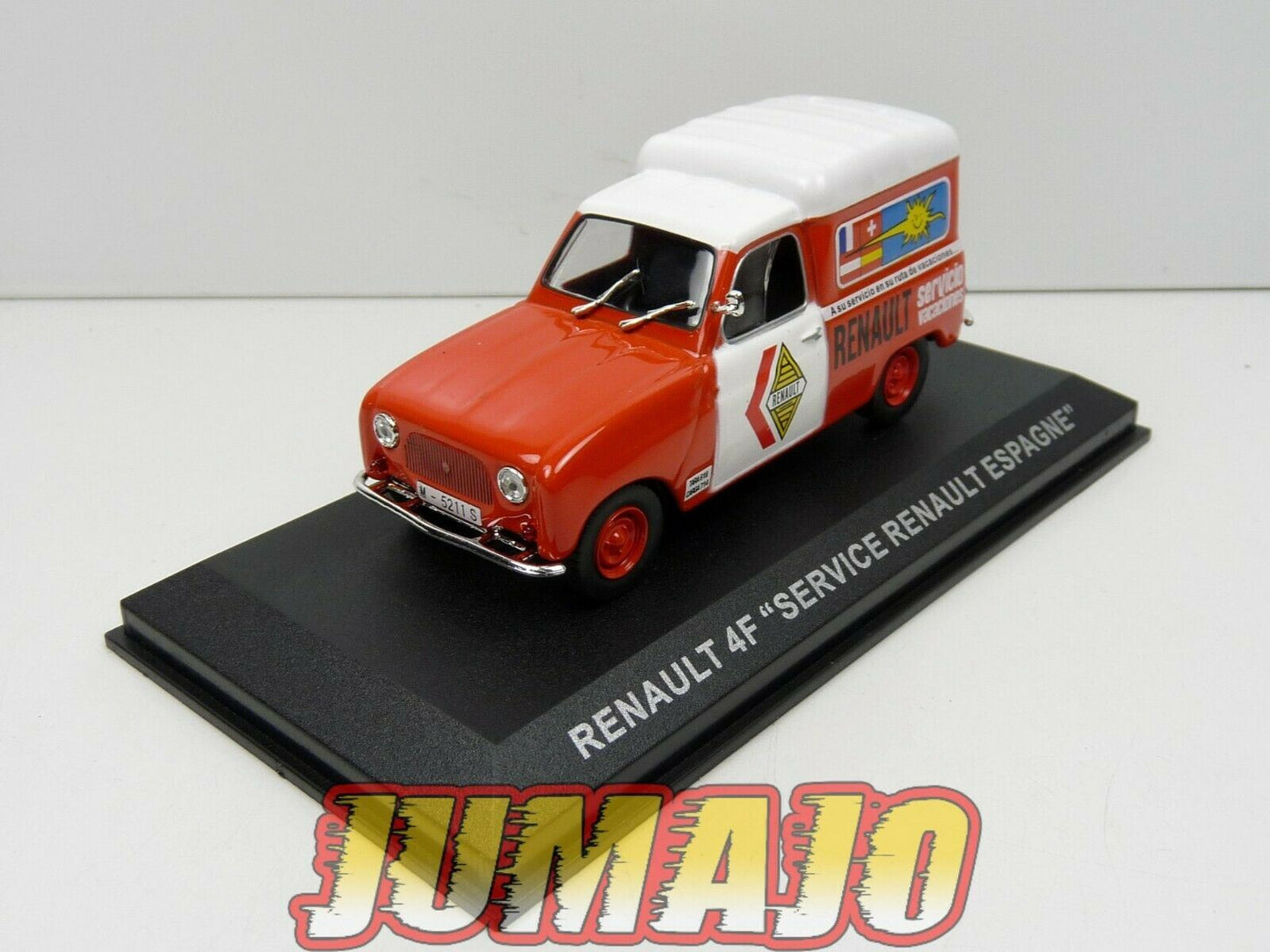 PES13 1/43 IXO Altaya Véhicule d'époque RENAULT 4 F Service renault espagne