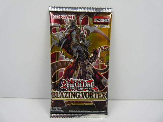 YU-GI-OH lot booster pack scellé Blazing Vortex 1st edition English 9 cards