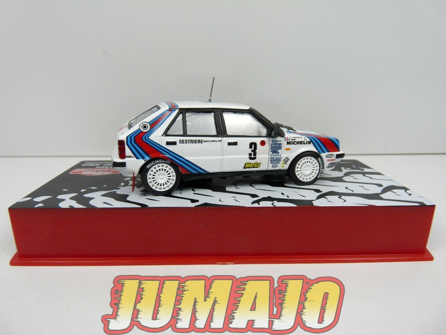 RMC50 1/43 IXO Altaya Rallye Monte Carlo : LANCIA Delta HF 4WB Saby 1988 #3