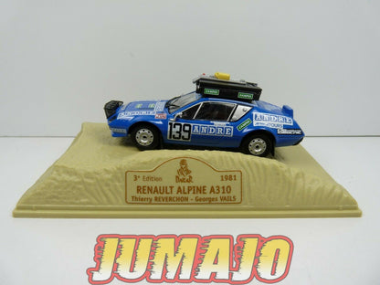 DKR33 1/43 Norev M6 Paris/Dakar : RENAULT Alpine A310 1981 T.Reverchon G.Vails