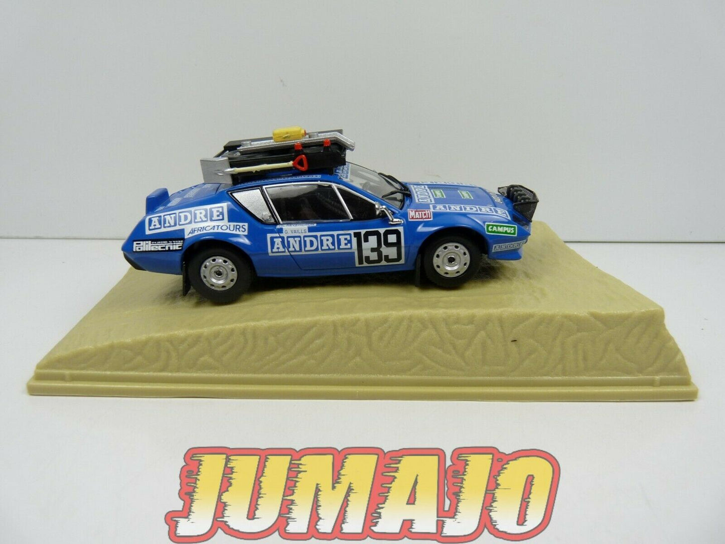 DKR33 1/43 Norev M6 Paris/Dakar : RENAULT Alpine A310 1981 T.Reverchon G.Vails