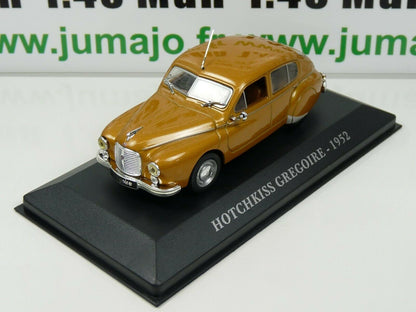 AUT24 Voiture 1/43 IXO altaya Voitures d'autrefois HOTCHKISS Gregoire 1952