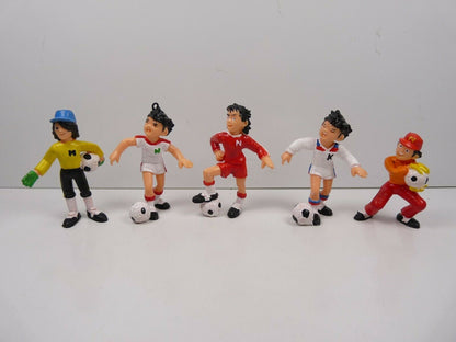 FIG34b lot 5 figurines PVC YOLANDA olive & Tom foot soccer