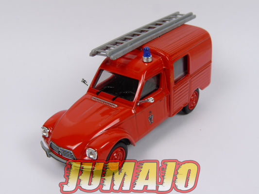 2CV111 Voiture 1/43 NOREV Citroen : Acadiane Pompiers