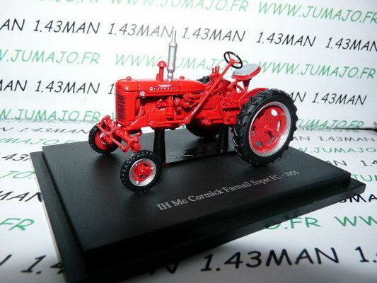 TR15 Tracteur 1/43 universal Hobbies n° 125 McCORMICK IH Farmall super FC 1955