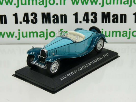 AUTZ Voiture 1/43 IXO altaya Voitures d'autrefois BUGATTI 41 Royale Roadster 1927