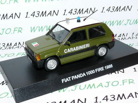 CR27 voiture POLICE 1/43 CARABINIERI : FIAT PANDA 1000 Fire 1986