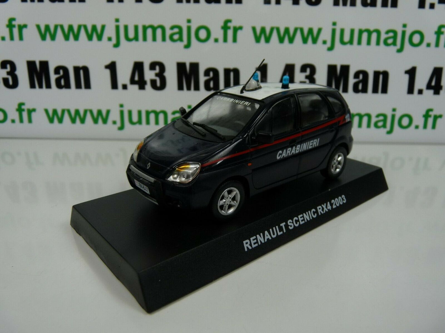 CR1 voiture 1/43 CARABINIERI : RENAULT SCENIC RX4 2003