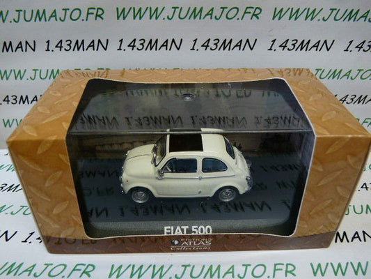 VMP16 voiture 1/43 NOREV atlas voiture de mon père : FIAT 500 blanche