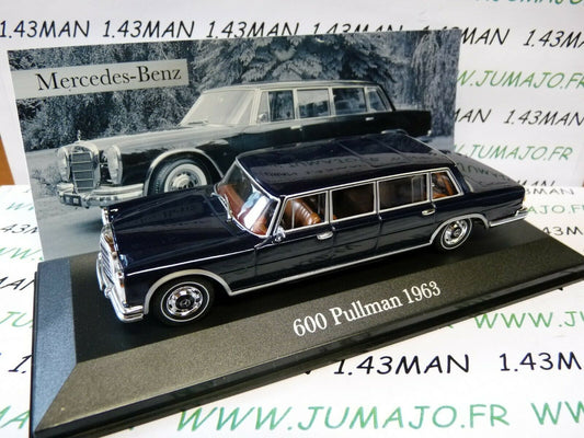 MER7 voiture 1/43 ixo altaya MERCEDES : 600 Pullman 1963 limousine boîte cassée !