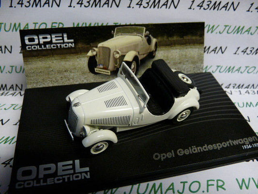 OPE21 voiture 1/43 IXO eagle moss OPEL collection : Geländesportwagen 1934/1938