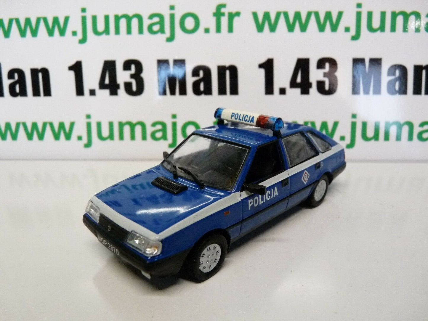 PL181 Voiture 1/43 IXO IST DeAgostini POLOGNE : Polonez Caro Radiowoz Police