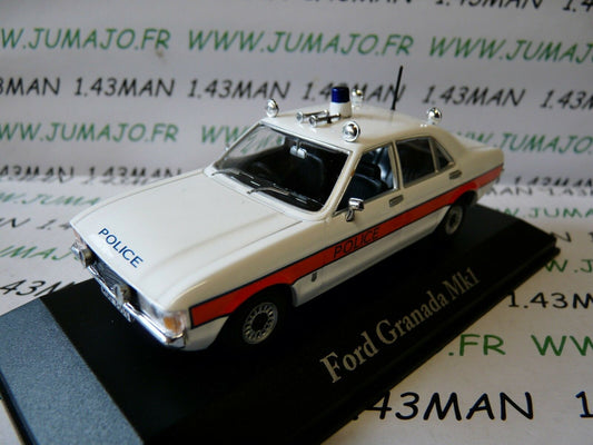 PUK6 voiture 1/43 CORGI ATLAS POLICE CARS : FORD Granada Mk I Avon & somerset